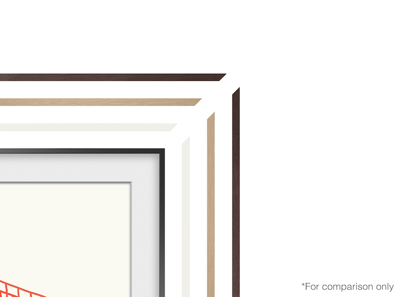 Samsung 75 Inch The Frame Customizable Bezel in Modern White - VG-SCFA75WTB/ZA