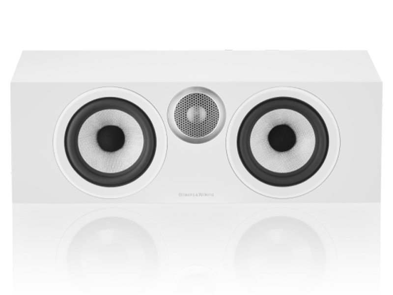 Bowers & Wilkins Compact Center Channel Speaker in White - HTM6 S3 (MW)