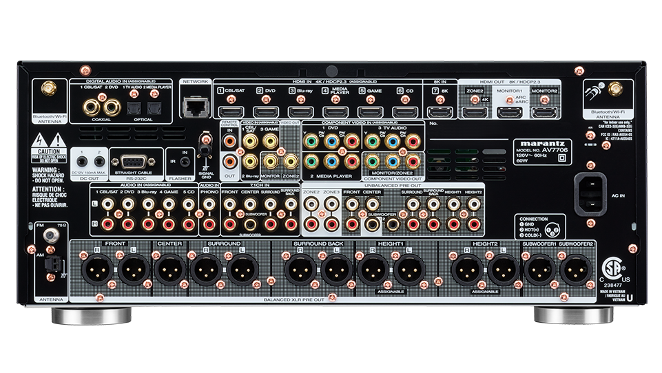 Marantz Ultra HD AV Surround Pre-Amplifier - AV7706