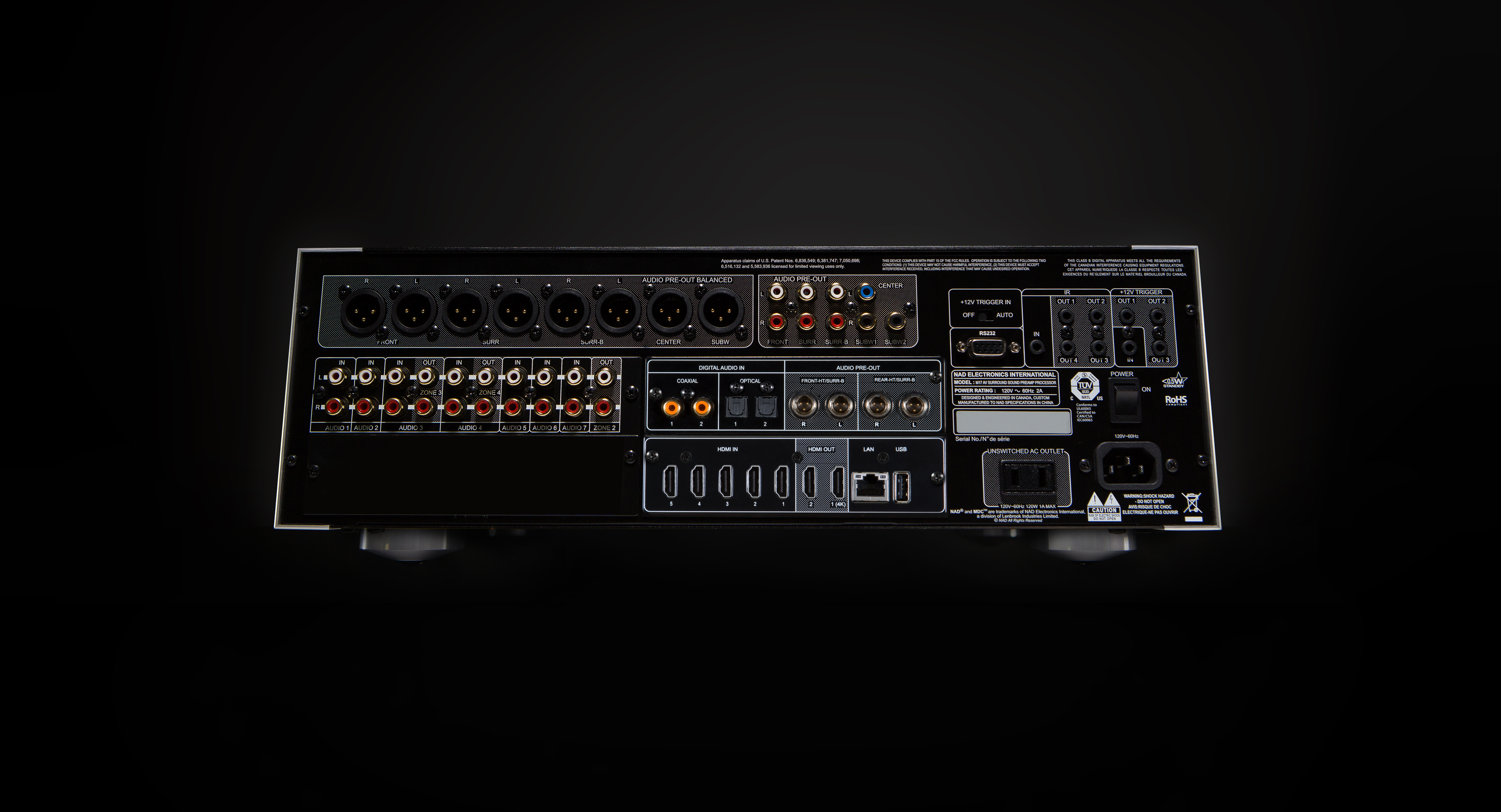 NAD Surround Sound Preamp Processor - M17 V2i