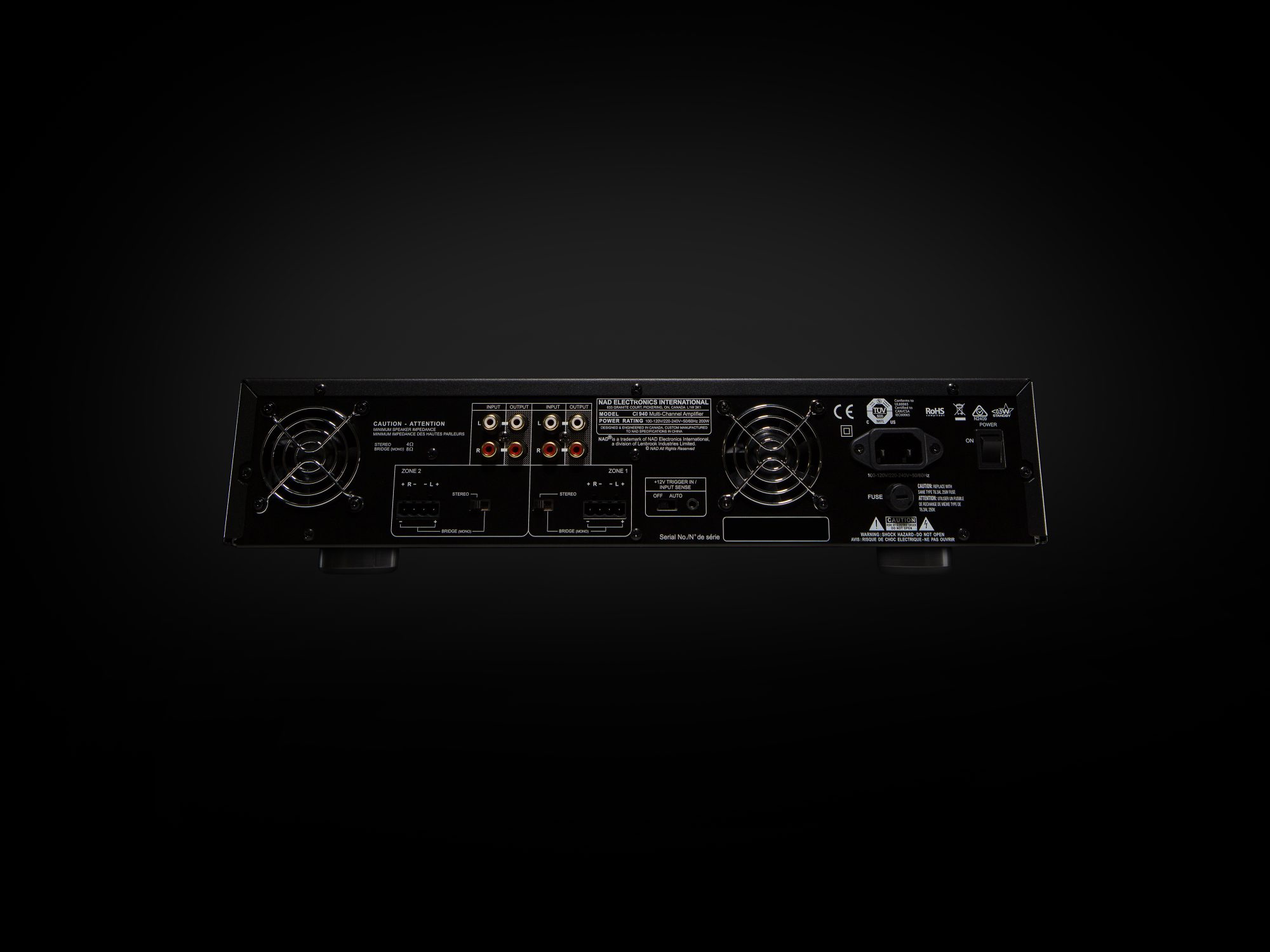 NAD Multi-Channel Amplifier - CI 940