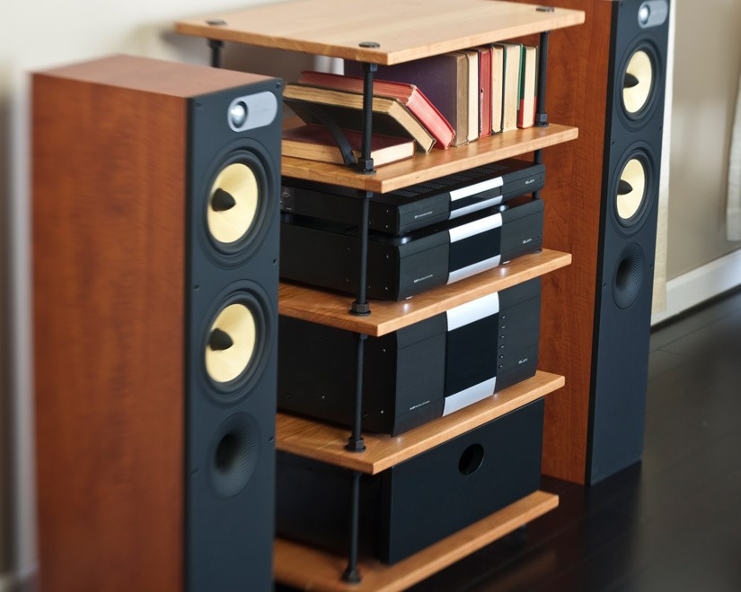 Salamander Archetype 5.0 Audio Stand In Natural Cherry - A5/C