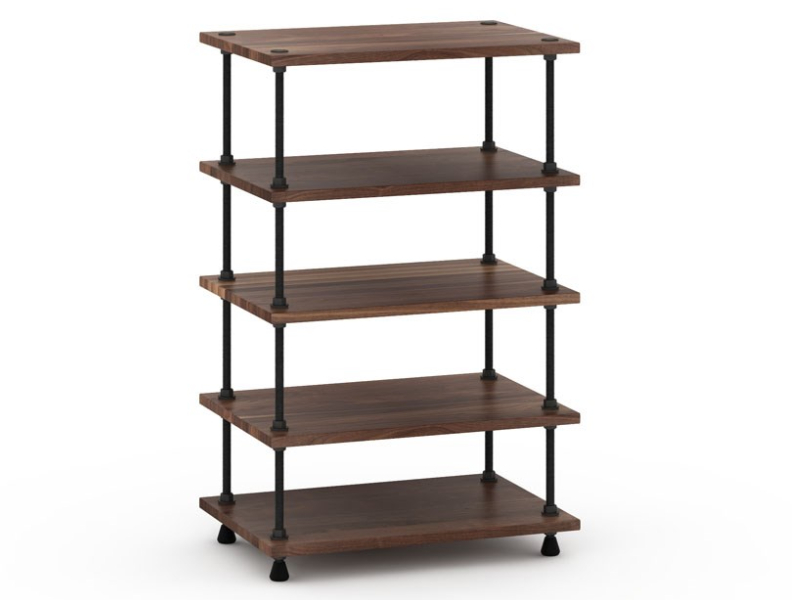 Salamander Archetype 5.0 Audio Stand In Natural Walnut - A5/W