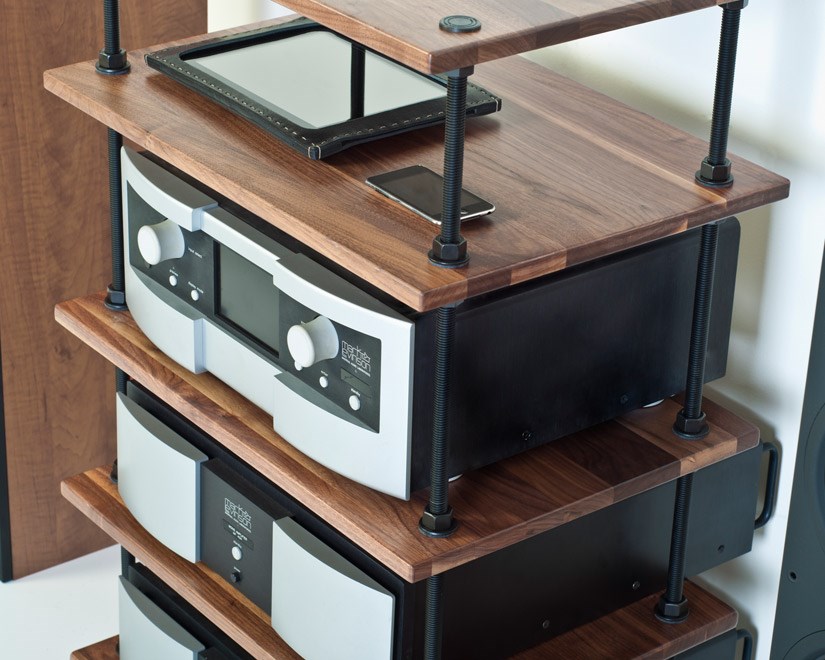 Salamander Archetype 5.0 Audio Stand In Natural Walnut - A5/W