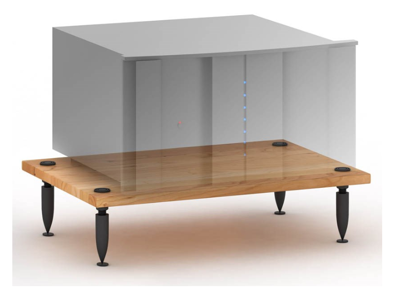 Salamander Archetype Amplifier Stand In Natural Cherry - AMP/C