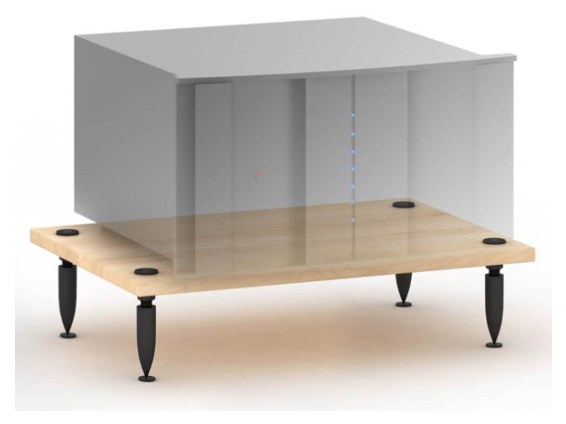 Salamander Archetype Amplifier Stand In Natural Maple - AMP/M