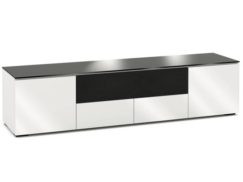 Salamander Miami 245 Quad-Width AV Cabinet with Center Speaker Opening - C/MM245/GW/BK