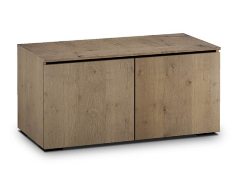 Salamander Lancaster 221 Chameleon Collection Twin-Width AV Cabinet In Barnboard Oak - C/LA221/BBO