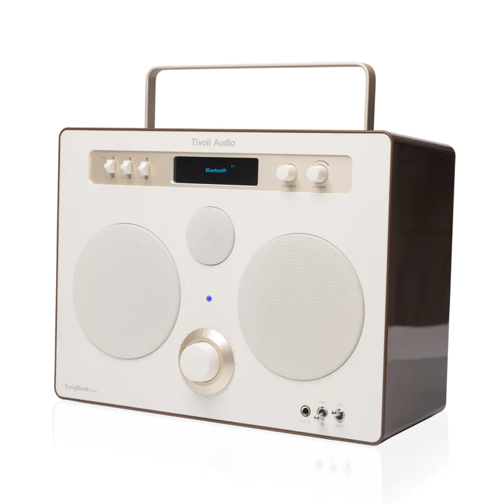 Tivoli Audio SongBook MAX Premium Bluetooth Sound System in Cream / Brown - SBMCRM