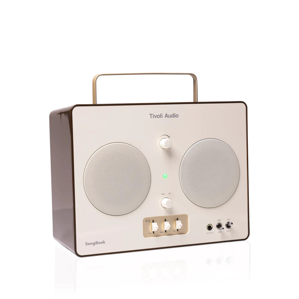 Tivoli Audio SongBook Premium Bluetooth Sound System in Cream / Brown - SBCRM