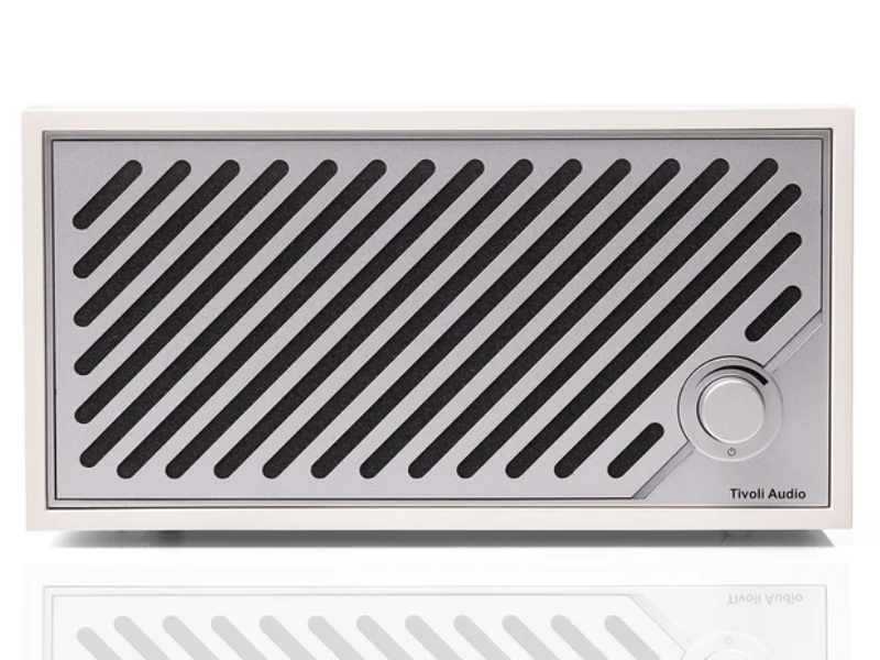 Tivoli Audio Model Two Digital Wi-Fi Bluetooth Speaker in White / Silver - M2DWHT