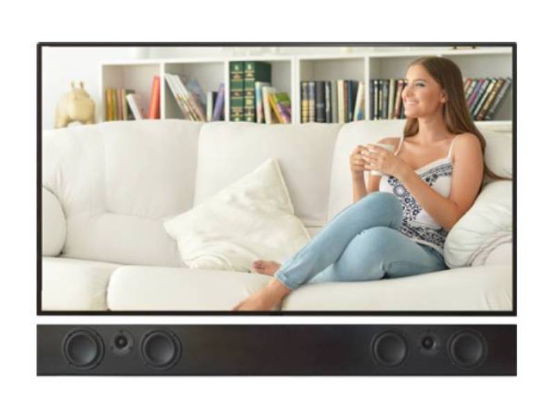 Totem Acoustics Two Channel Tribe Duo Solution Bar in Satin Black - TRIBE DUO Solution Bar (SB)