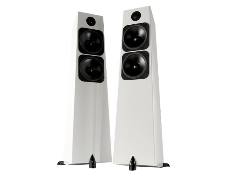 Totem Acoustics Floor Standing Speakers With Second Generation of 7 Inch Torrent Woofers In Ice - METAL V2 (I)