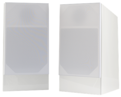 Totem Acoustics Bookshelf Speakers With Geometric Design In Ice - FIRE V2 (I)