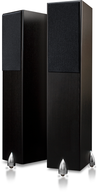 Totem Acoustics Floor Standing Speakers With Customized Drivers In Black Ash - Forest (BA)