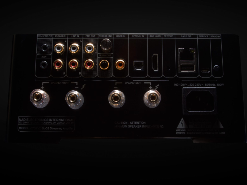 NAD BluOS Streaming Amplifier - C 700 V2