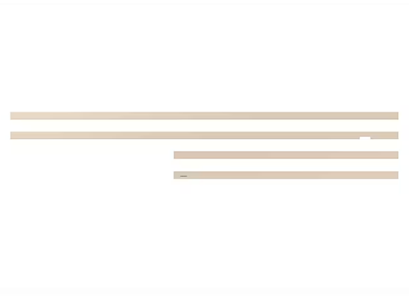 43" Samsung Customizable Bezel in Sand Gold Metal/Beveled - VG-SCFC43SGMZA