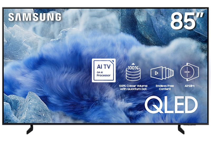 85" Samsung QN85Q8FAAFXZC QLED Q8F 4K AI Smart TV (2025)