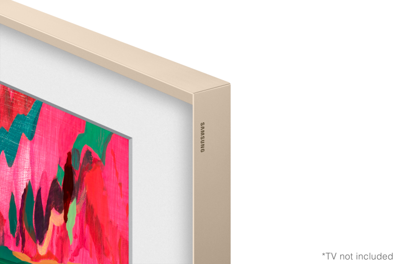 75" Samsung The Frame Customizable Bezel Sand Gold Metal -  VG-SCFF75SGMZA