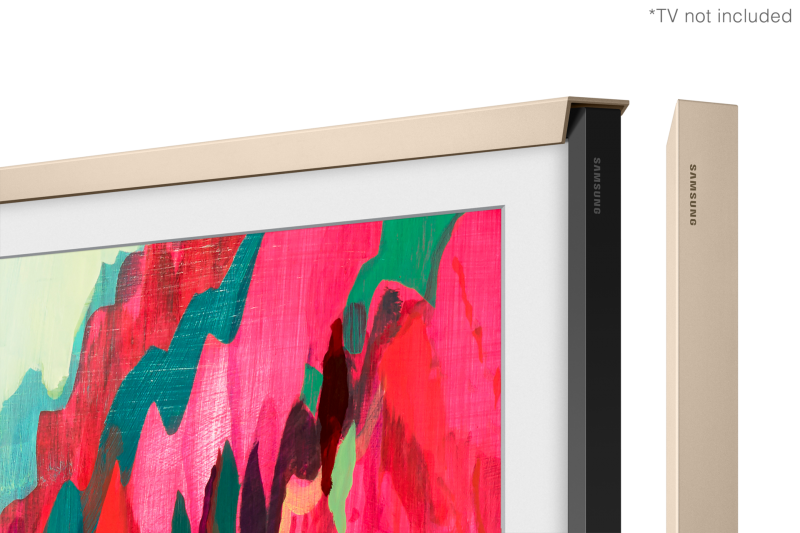 85" Samsung The Frame Customizable Bezel Sand Gold Metal - VG-SCFF85SGMZA