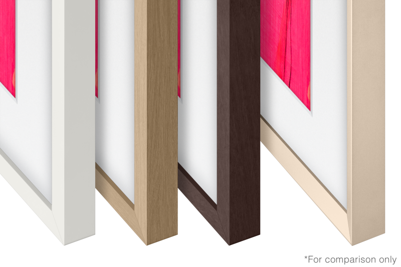 85" Samsung The Frame Customizable Bezel Modern Teak - VG-SCFF85TKBZA