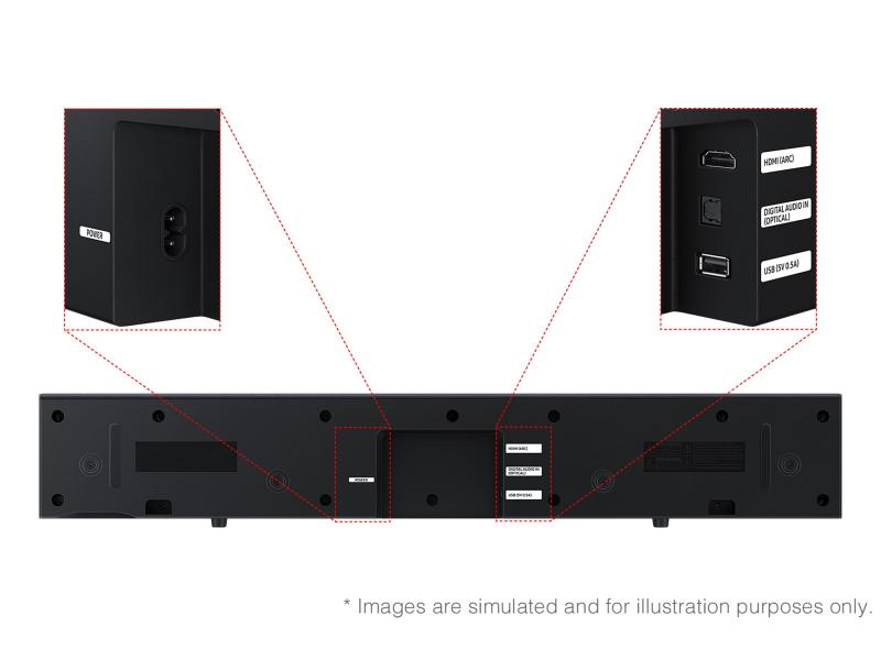 Samsung B-Series 2.0 Channel Soundbar (2025) - HW-B400F/ZC