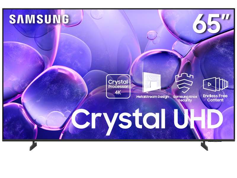 65" Samsung UN65U8000FFXZC Crystal UHD 4K Smart TV (2025)