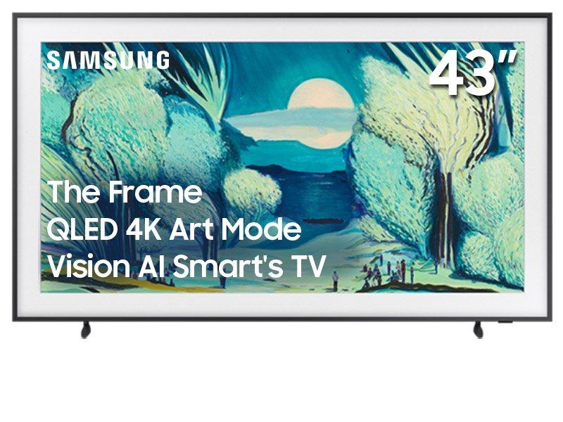 43" Samsung QN43LS03FAFXZC The Frame QLED 4K Art Mode Vision AI Smart TV (2025)