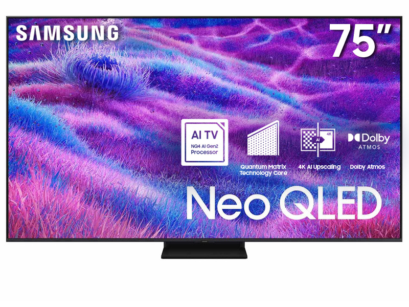 75" Samsung QN75QN80FAFXZC Neo QLED 4K Vision AI Smart TV (2025)