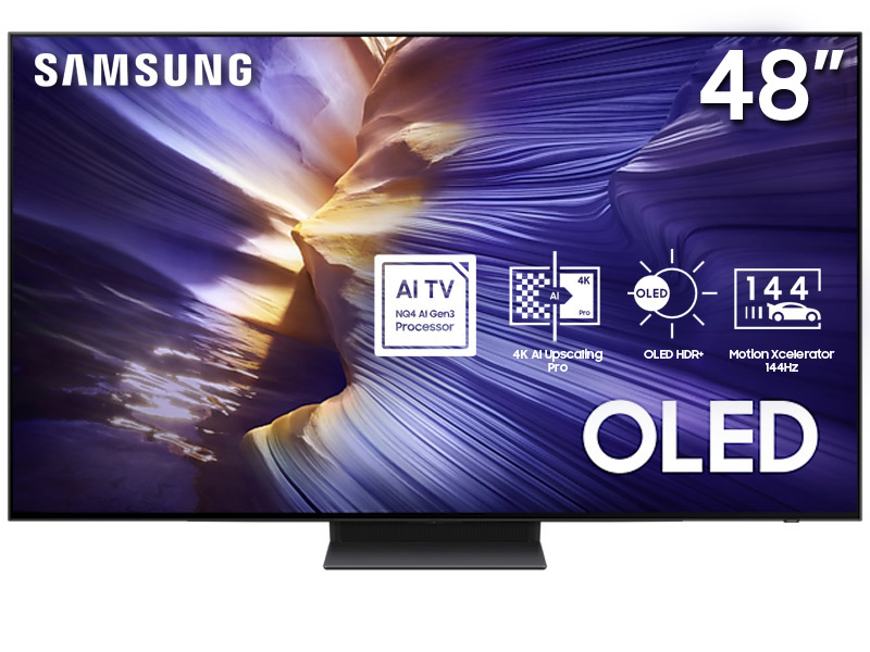 48" Samsung QN48S90FAEXZC OLED S90F 4K Vision AI Smart TV (2025)