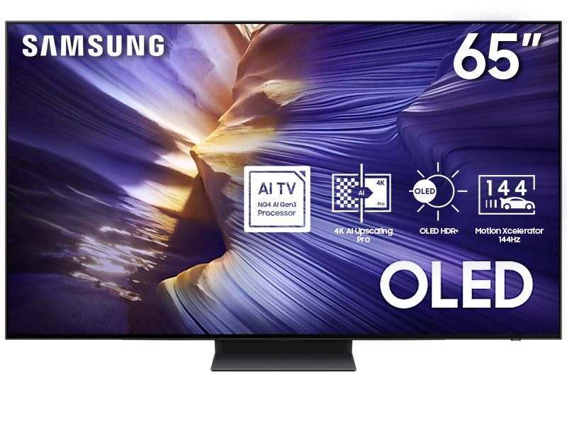 65" Samsung QN65S90FAFXZC OLED S90F 4K Vision AI Smart TV (2025)