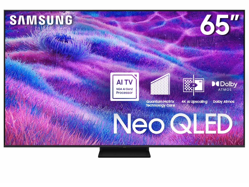 65" Samsung QN65QN80FAFXZC Neo QLED 4K Vision AI Smart TV (2025)