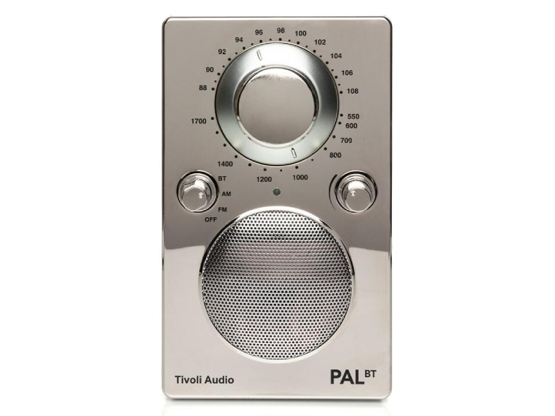 Tivoli Audio PAL BT Bluetooth AM/FM Portable Radio In Chrome - PALBTCHROME