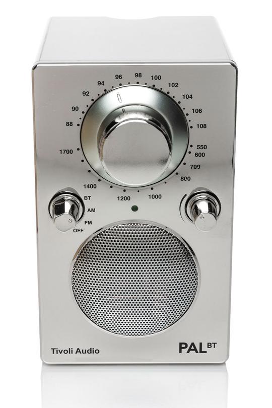 Tivoli Audio PAL BT Bluetooth AM/FM Portable Radio In Chrome - PALBTCHROME