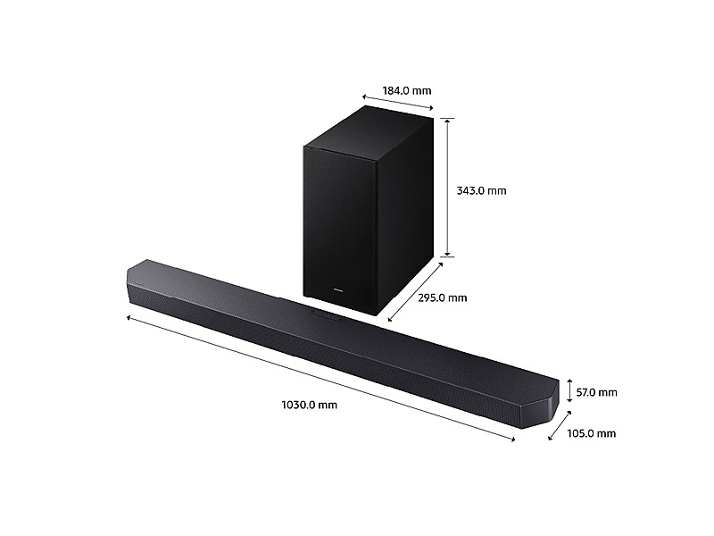 Samsung Q-Series Soundbar HW-Q600F 3.1.2ch Subwoofer (2025) - HW-Q600F/ZC