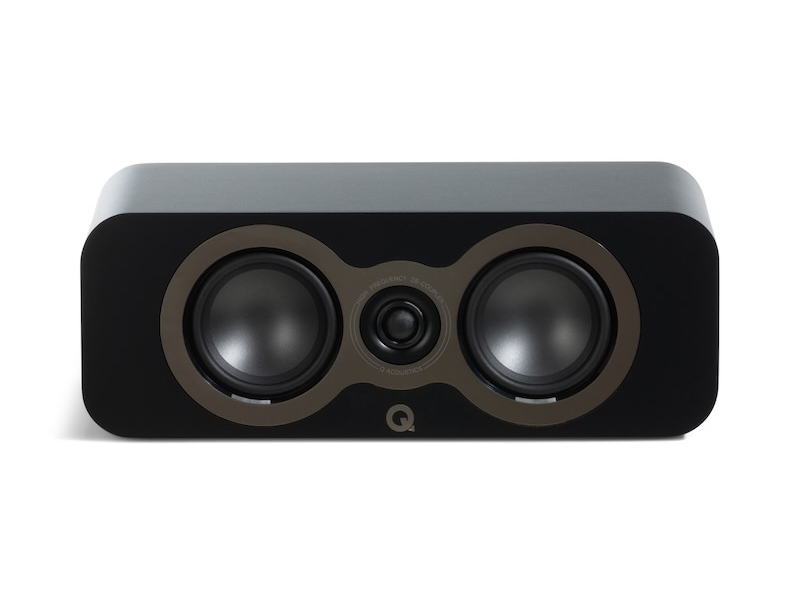 Q Acoustics 3090c Centre Speaker in Satin Black - Q Acoustics 3090c SB