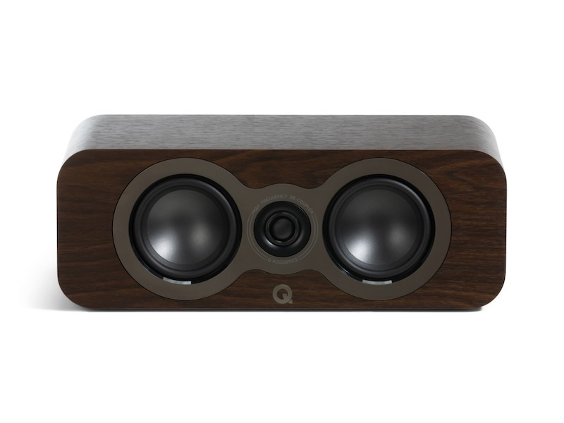 Q Acoustics 3090c Centre Speaker in Claro Walnut - Q Acoustics 3090c CW