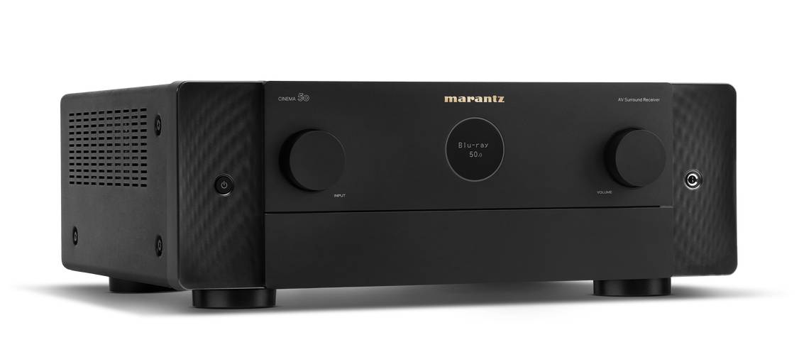 Marantz 9.4 Channel AV Receiver with Dolby Atmos and HEOS Built-in Streaming in Black  - CINEMA50