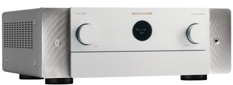 Marantz 9.4 Channel AV Receiver with Dolby Atmos and HEOS Built-in Streaming in Silver Gold - Cinema 50 (SG)