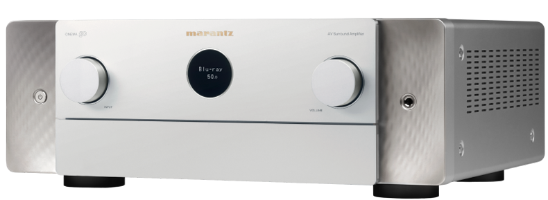 Marantz 9.4 Channel AV Receiver with Dolby Atmos and HEOS Built-in Streaming in Silver Gold - Cinema 50 (SG)