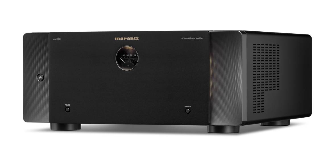 Marantz 16 Channel Amplifier with 200 Watt Per Channel in Black - AMP10