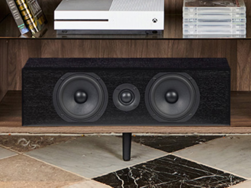 Totem Acoustic Bison 2-Way Center Speaker in Black Ash - BISON CENTRE (BA)