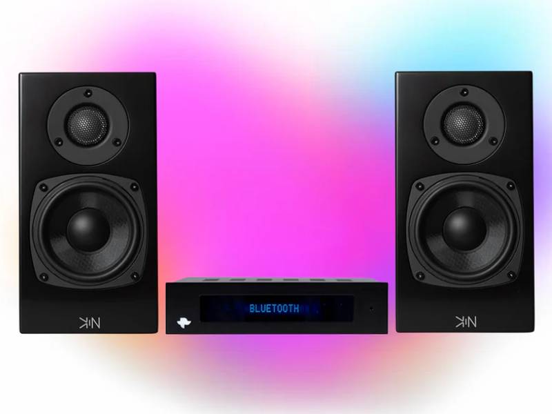 Kin By Totem Kin Amp Stereo Amplifier Kin One Bookshelf Speaker - Kin Amp+ Kin One (BB)