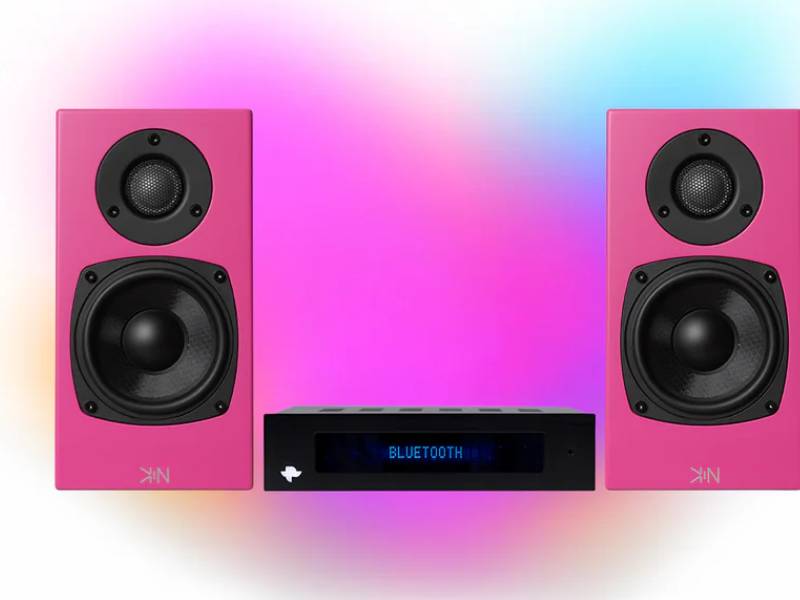 Kin By Totem Kin Amp Stereo Amplifier Kin One Bookshelf Speaker - Kin Amp+ Kin One (BR)