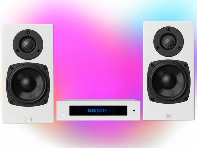 Kin By Totem Kin Amp Stereo Amplifier Kin One Bookshelf Speaker - Kin Amp+ Kin One (W)