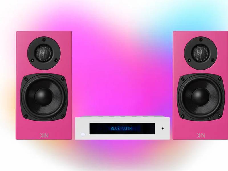 Kin By Totem Kin Amp Stereo Amplifier Kin One Bookshelf Speaker - Kin Amp+ Kin One (WR)