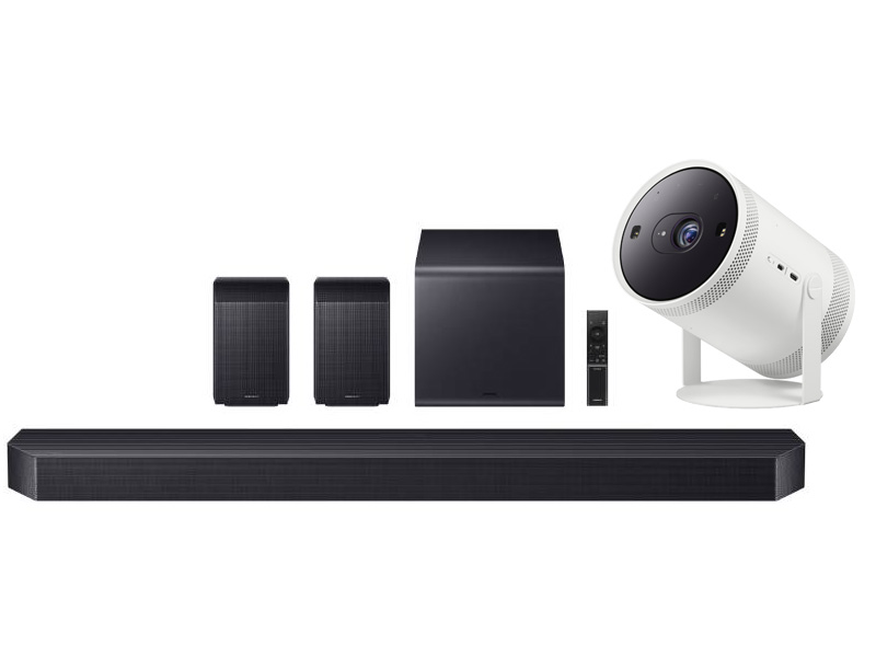 Samsung Q-Series Soundbar + Freestyle 2nd Gen Projector Bundle